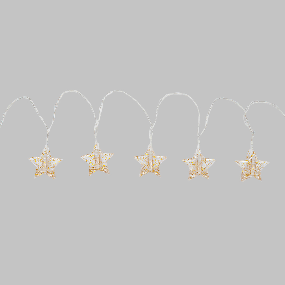 غمازات بطارية شكل نجمة وهلال - موديل ABS-782