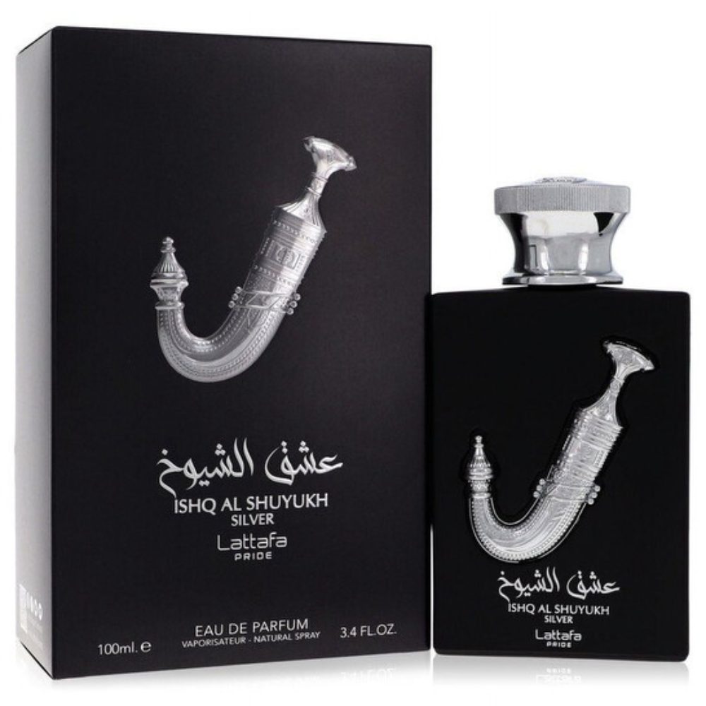 عطر عشق الشيوخ فضي بخاخ100ملي(لطافة برايد)