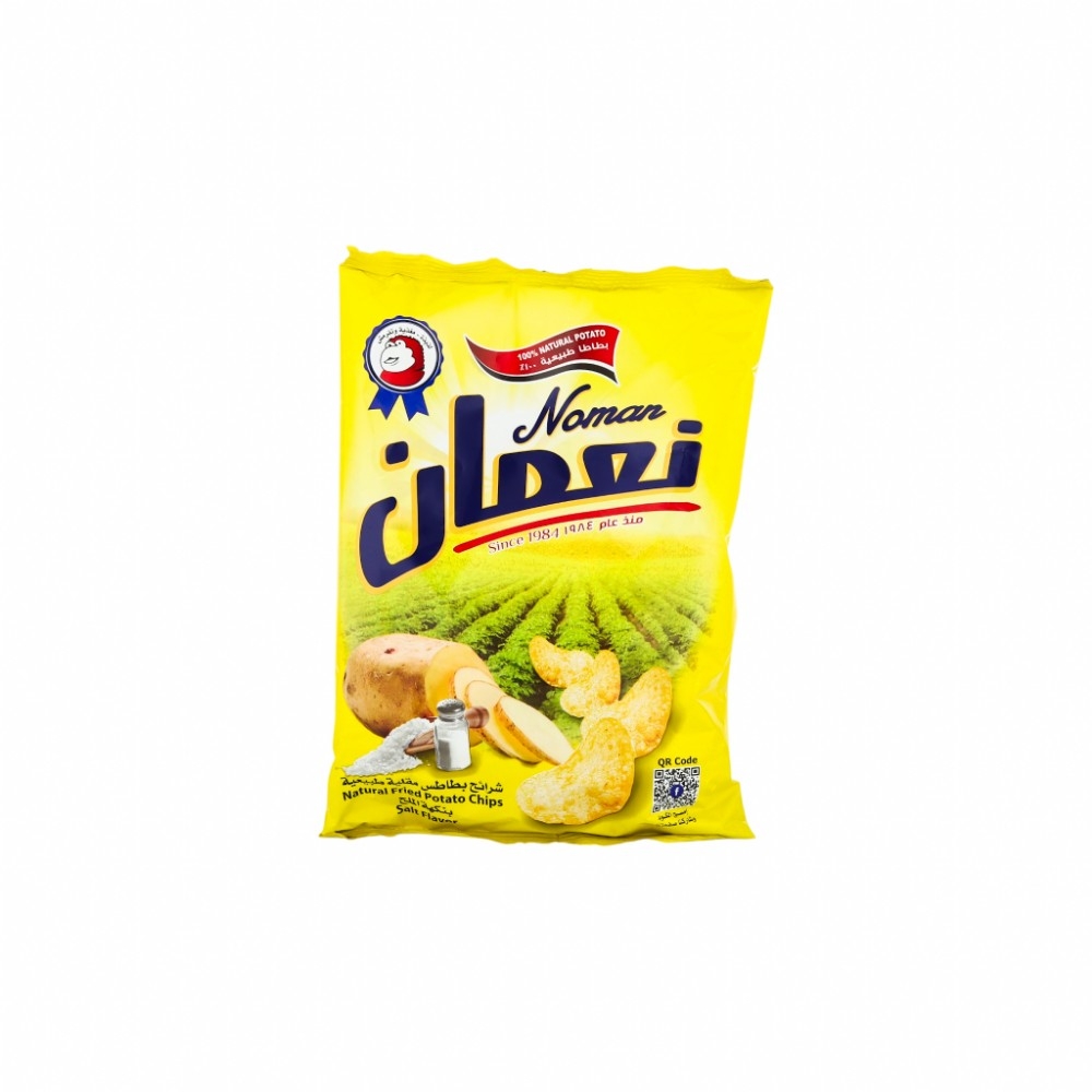 نعمان بطاطس مقلية طبيعية بنكهة الملح - 110 جم