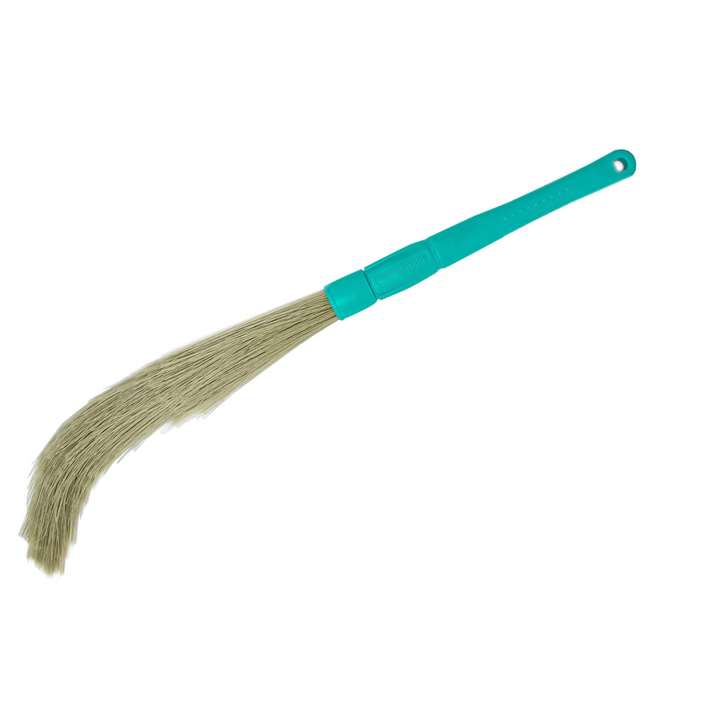 فخر الدين مكنسة قش يدوية مقبض بلاستيك