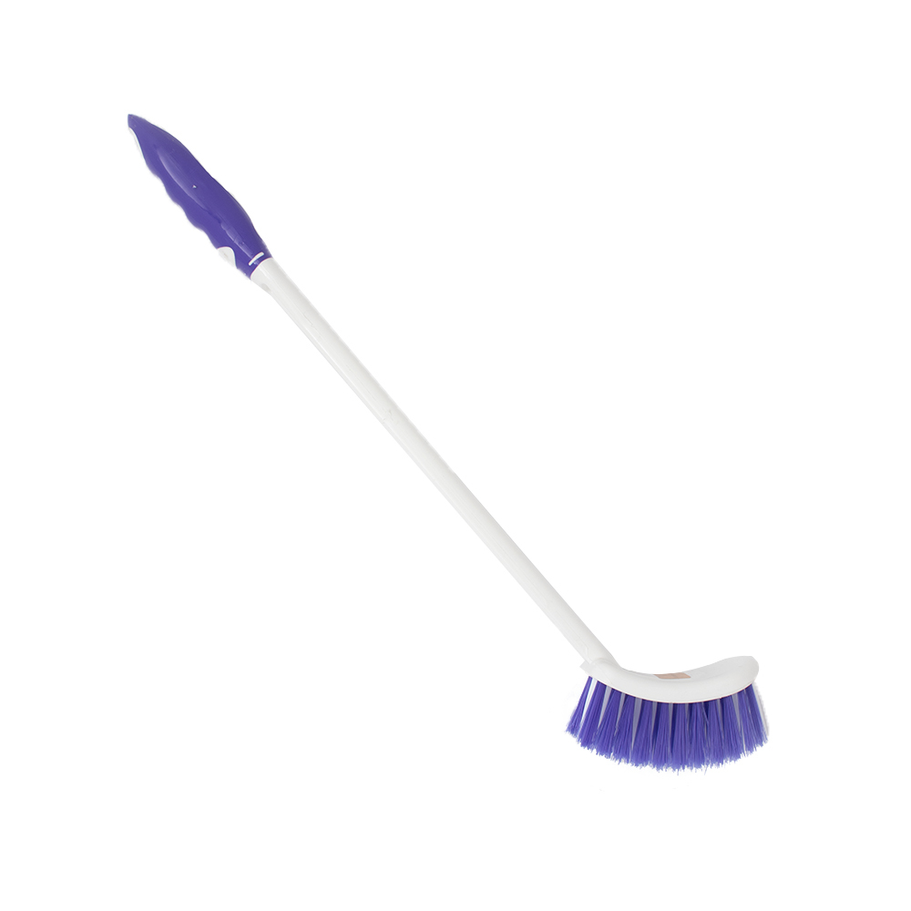 فخر الدين فرشاة تنظيف بعصاء و خطاف - لون أبيض