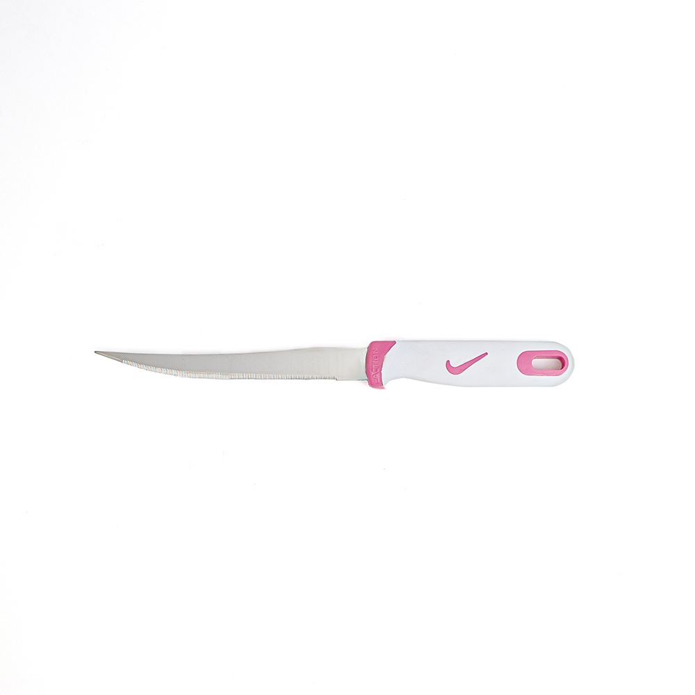 فخر الدين سكين منشار مقبض بلاستيك - لون أبيض