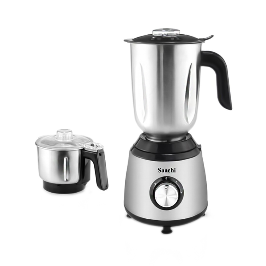 خلاط ومطحنة ساتشي 2 في 1 سعة 1.5 لتر بقوة 800 واط - موديل NL-BL-4396S