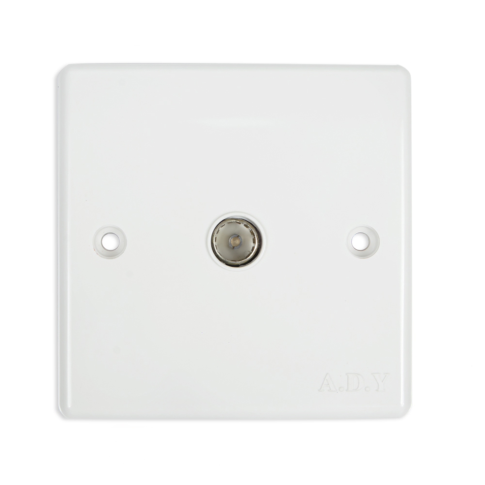 ADY 160 مقبس منفذ التلفاز - أبيض