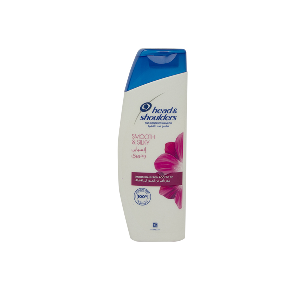 هيد آند شولدرز شامبو ضد القشرة انسيابي وحريري - 200 مل