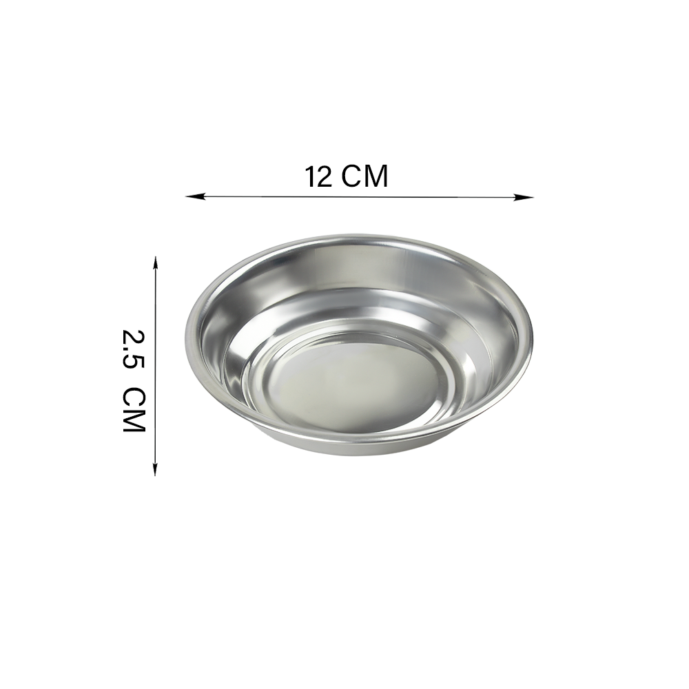 صحن إستيل عميق - مقاس 12 سم