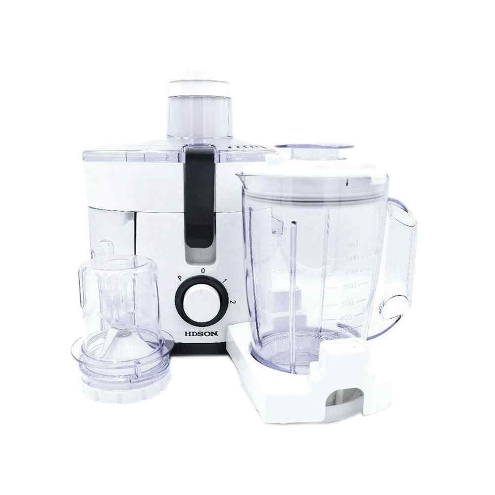 محضرة طعام كهربائية هدسون 3 في 1 لون أبيض - موديل HFP-217