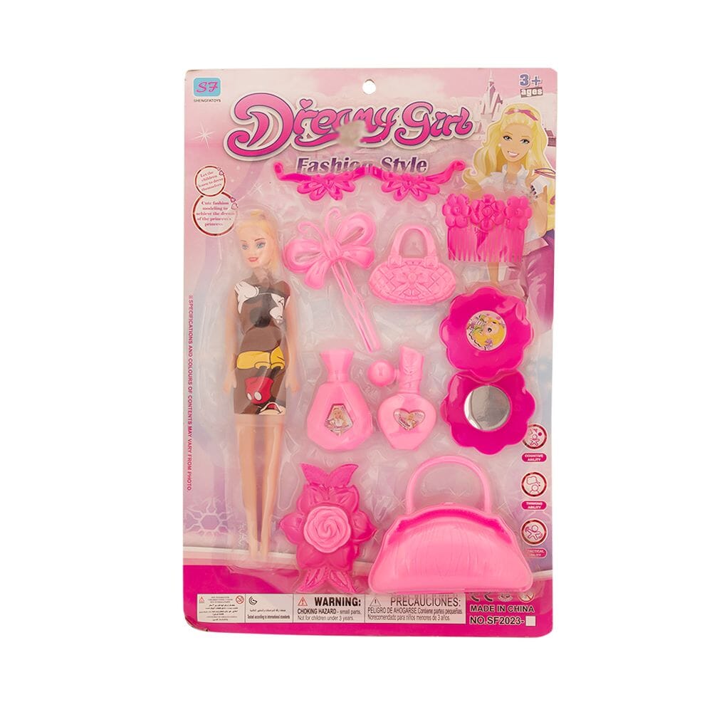 دريمي جيرل دمية مع اكسسوارات - لعمر مافوق 3 سنوات