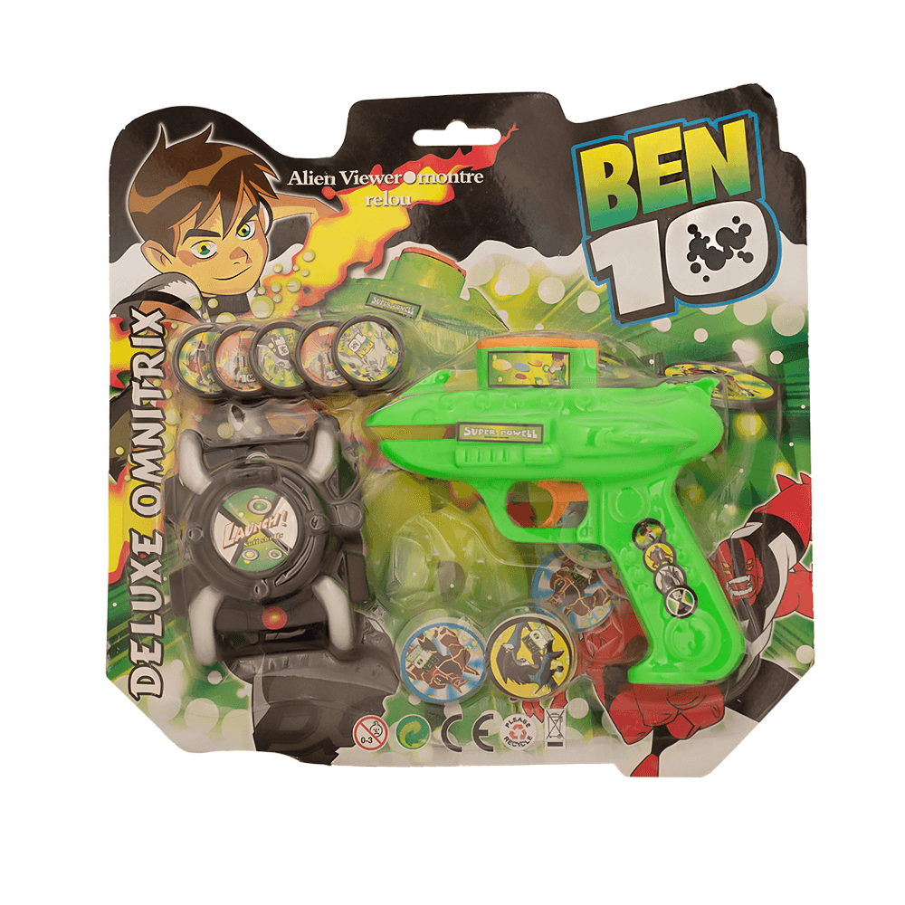 بن تن لعبة مسدس رماية وساعة -GH8878