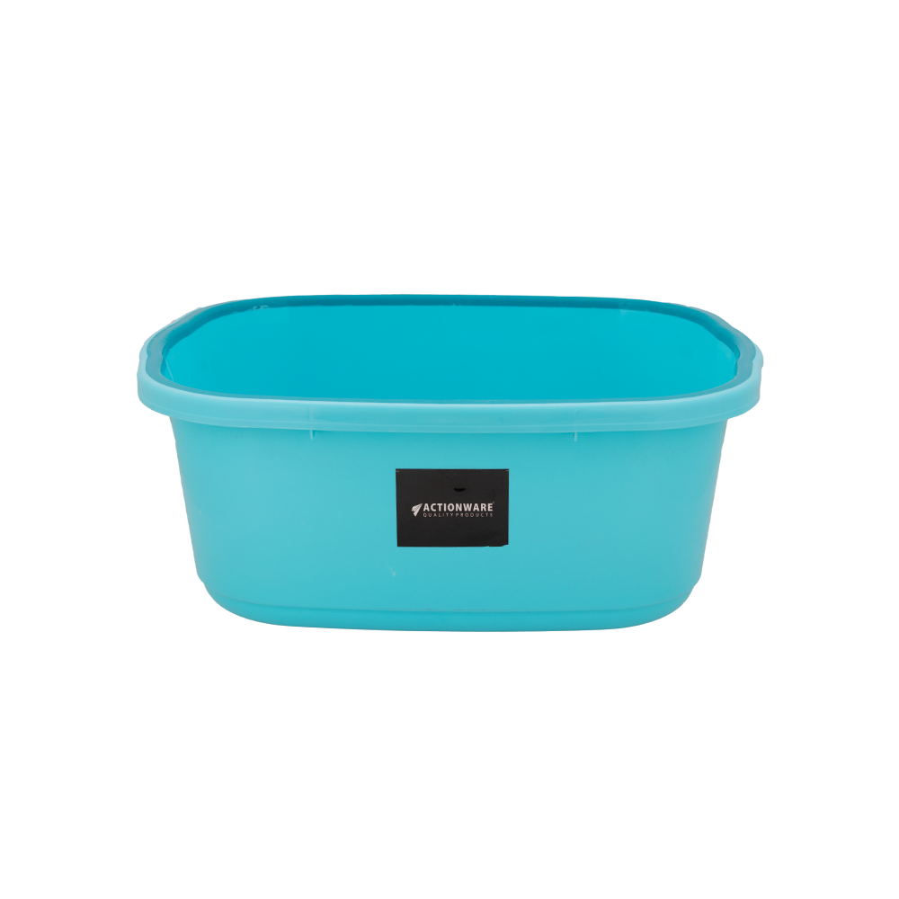 أكشن وير حوض غسيل بلاستيكي وبحافة ملفوفة - 20 لتر