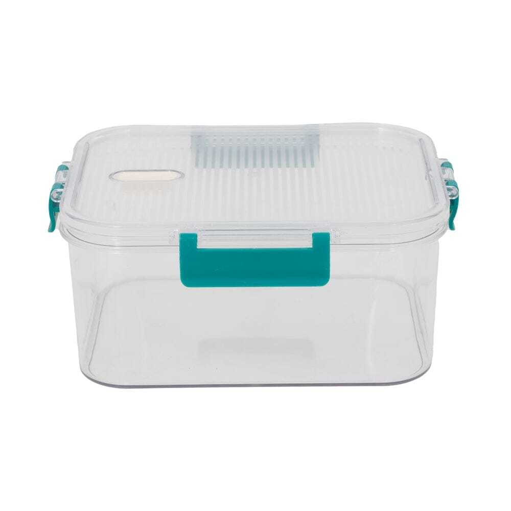 أجسبرّا  حافظة محكمة الإغلاق للاستخدام المنزلي شكل مستطيل - 2400 مل