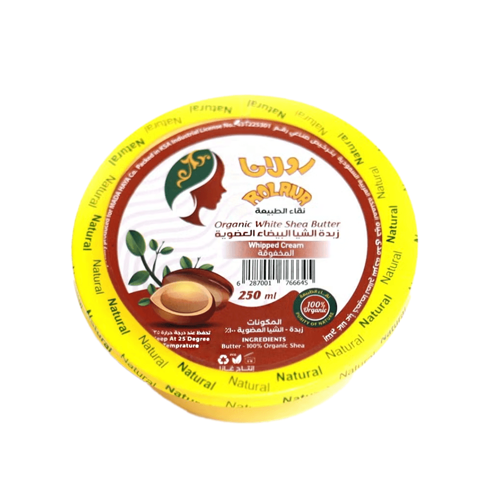 رولانا زبدة الشيا البيضاء العضوية - 250جرام