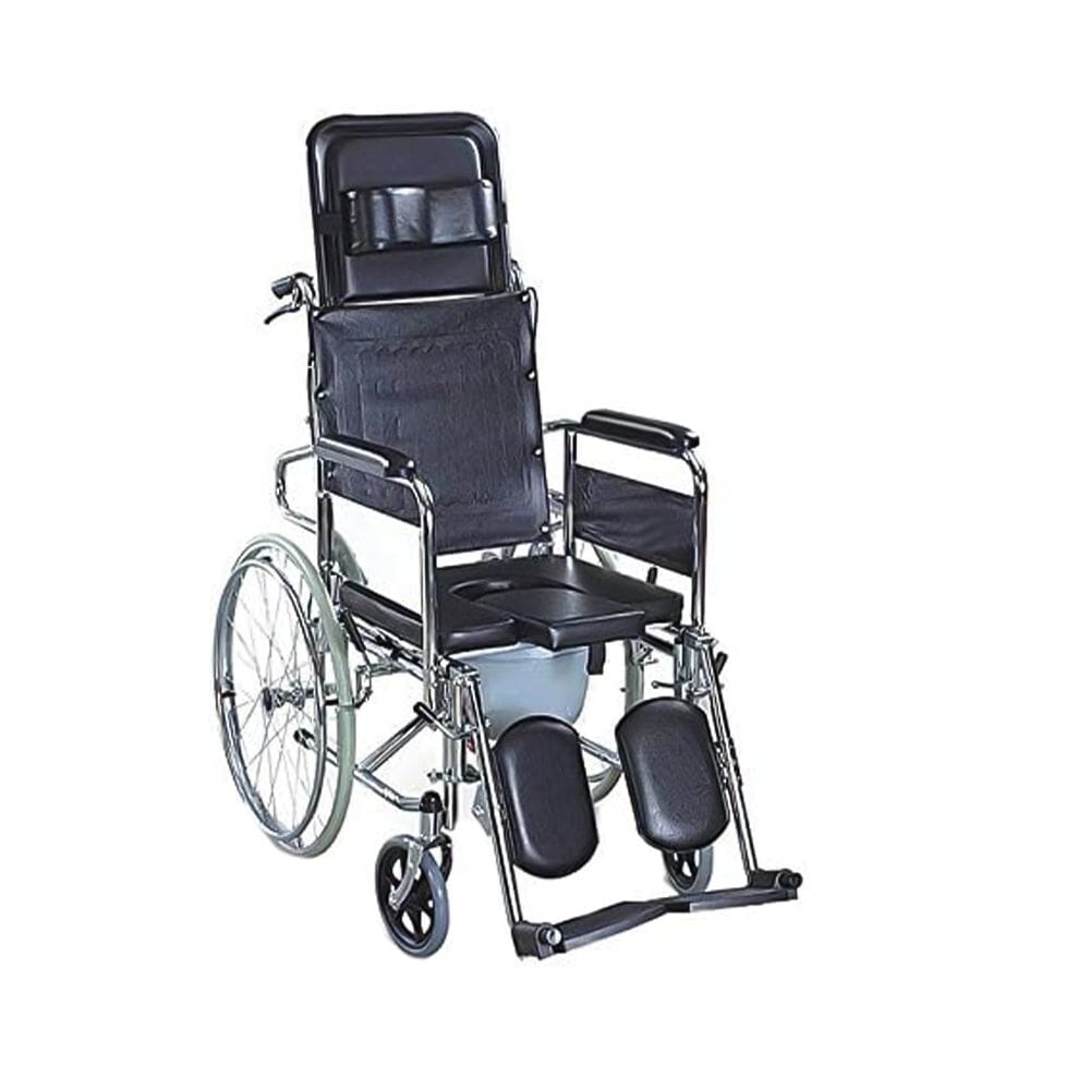 كارمكس كرسي عجلات قابل للطي مع إمكانية الاستلقاء -موديل CA608GC