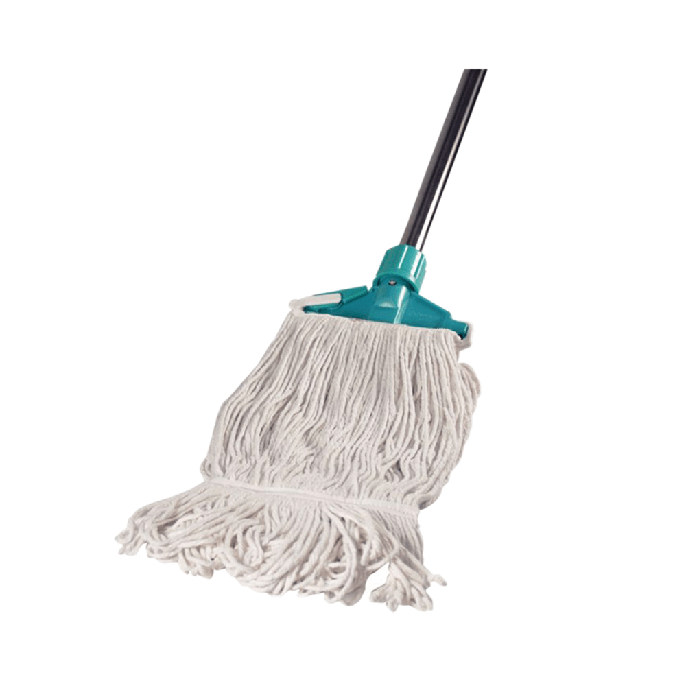 أكشن وير ممسحة أرضيات شعر قطن - مع عصا استيل