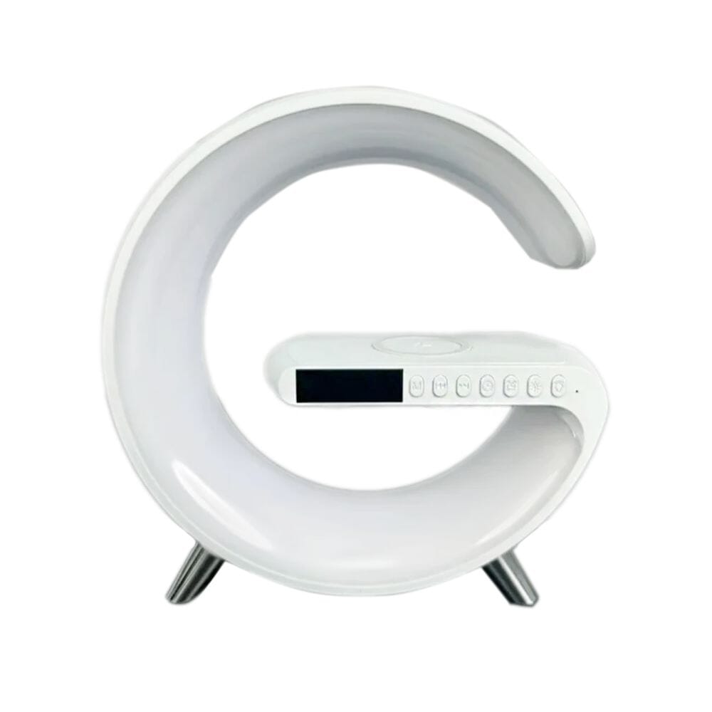 مصباح ذكي للأجواء والديكور يعمل بالشحن اللاسلكي متعدد الوظائف - 15 واط