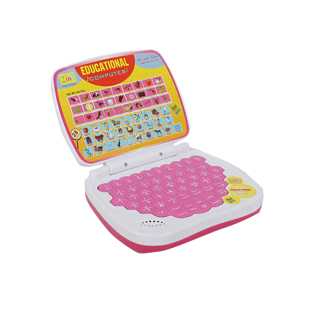 لابتوب اللعب وتعلم اللغة العربية والانجليزية للأطفال - صغير