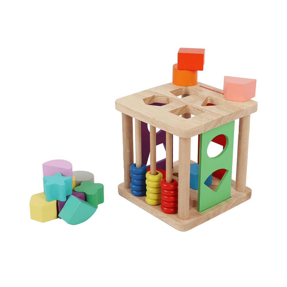 صندوق الذكاء الخشبي - مربع