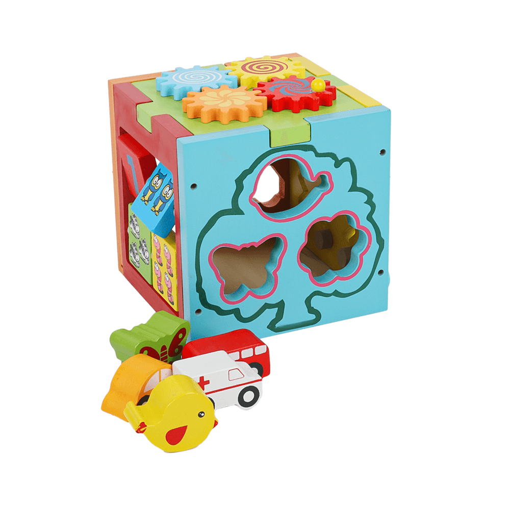 صندوق الذكاء الخشبي - مربع