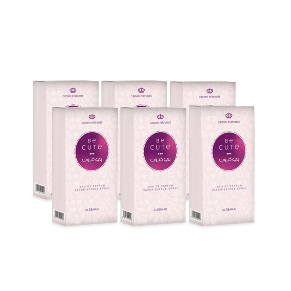 الرحاب بي كيوت عطر اودي بارفيوم للنساء عدد6 قطع - 50 مل