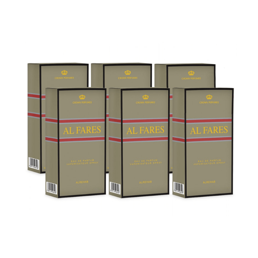 الرحاب الفارس عطر اودي بارفيوم للرجال عدد6 قطع - 50 مل