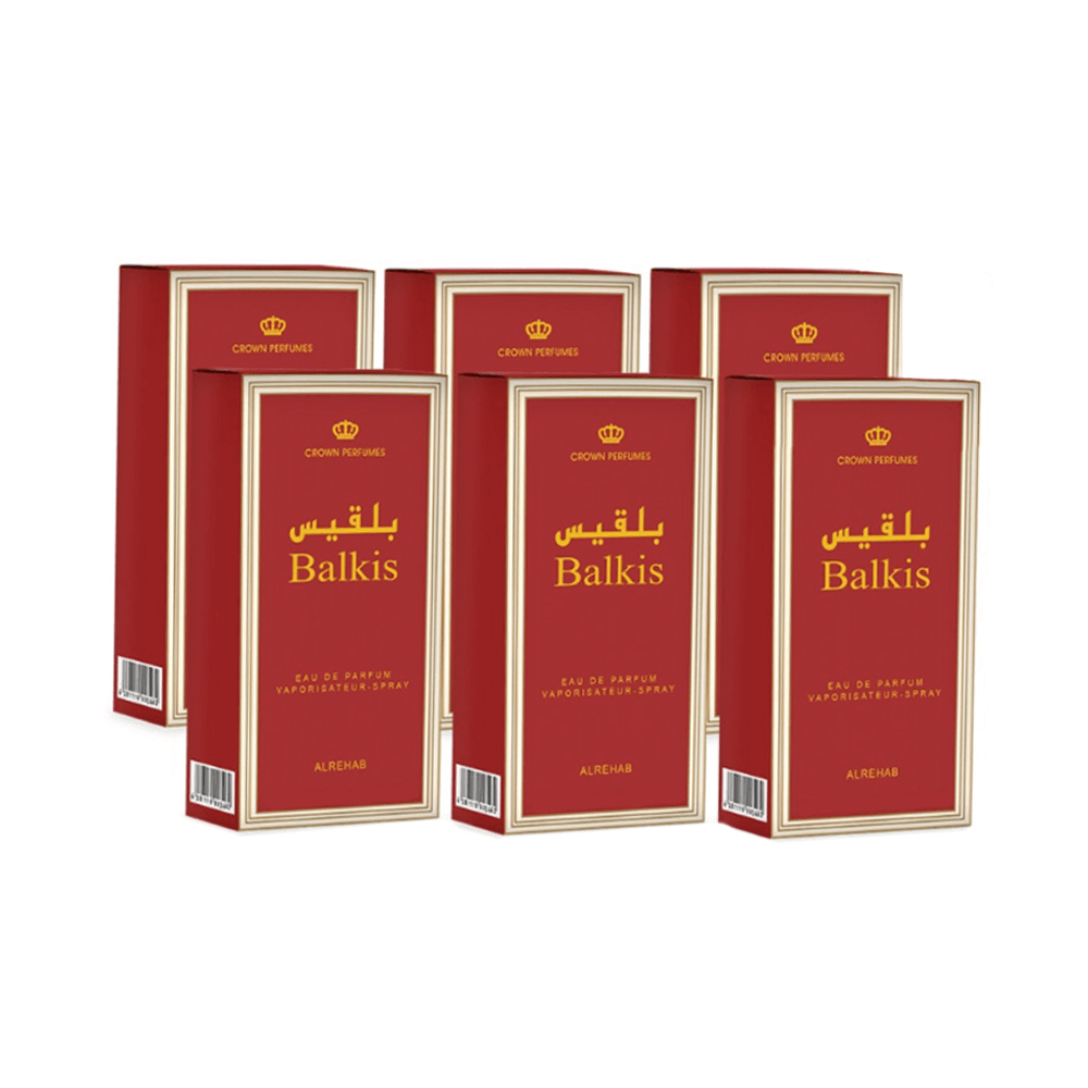 الرحاب بلقيس عطر اودي بارفيوم للرجال عدد6 قطع - 35 مل