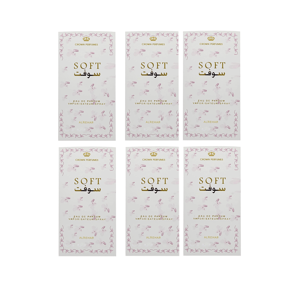 الرحاب سوفت عطر اودي بارفيوم للنساء عدد6 قطع - 35 مل