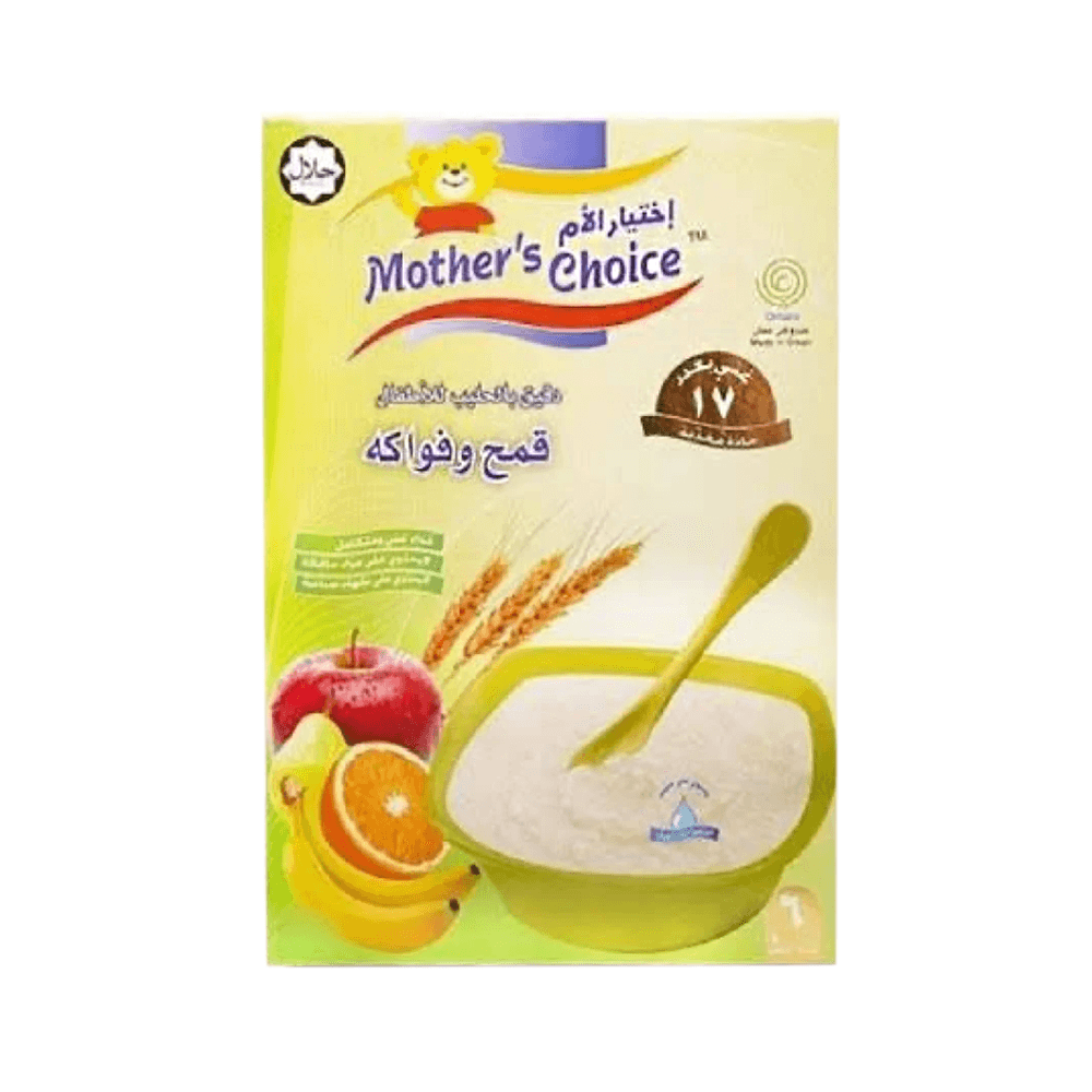 إختيار الأم دقيق بالحليب قمح وفواكه للأطفال - 250جرام