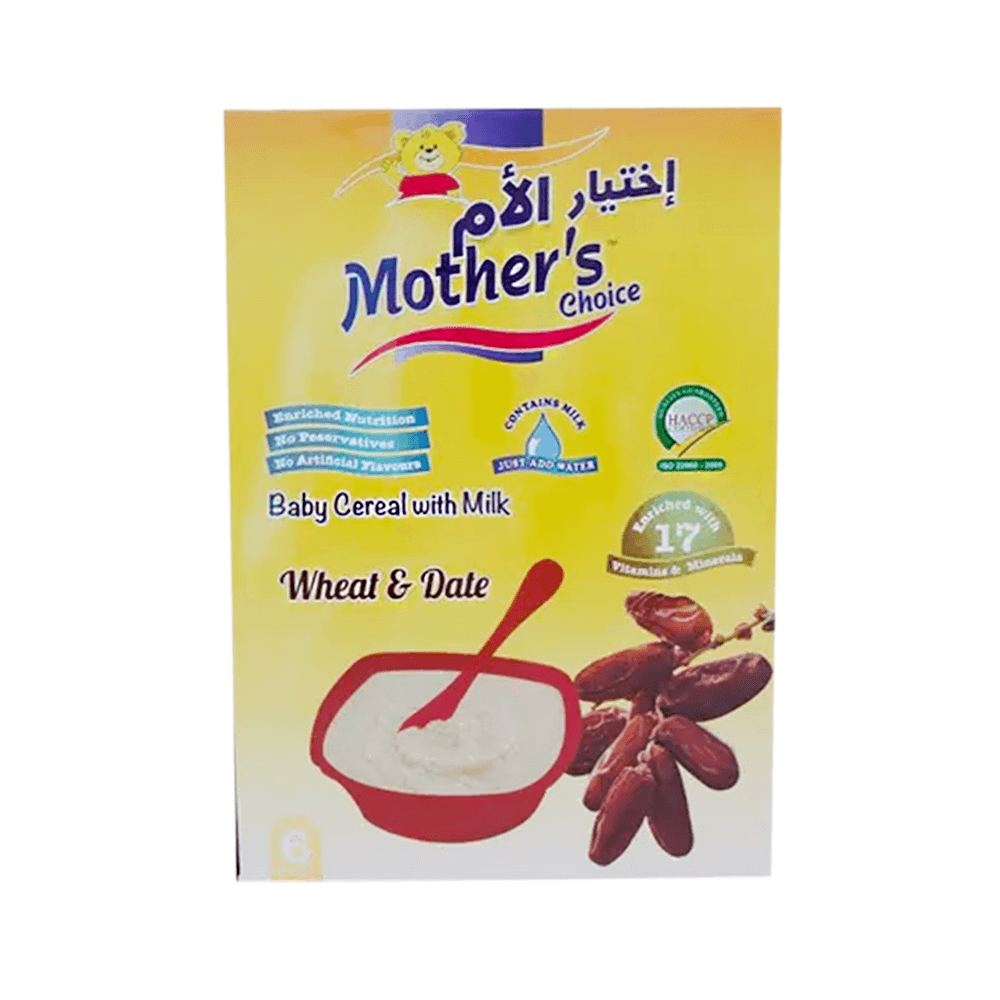 إختيار الأم دقيق بالحليب قمح وتمر للأطفال - 250جرام