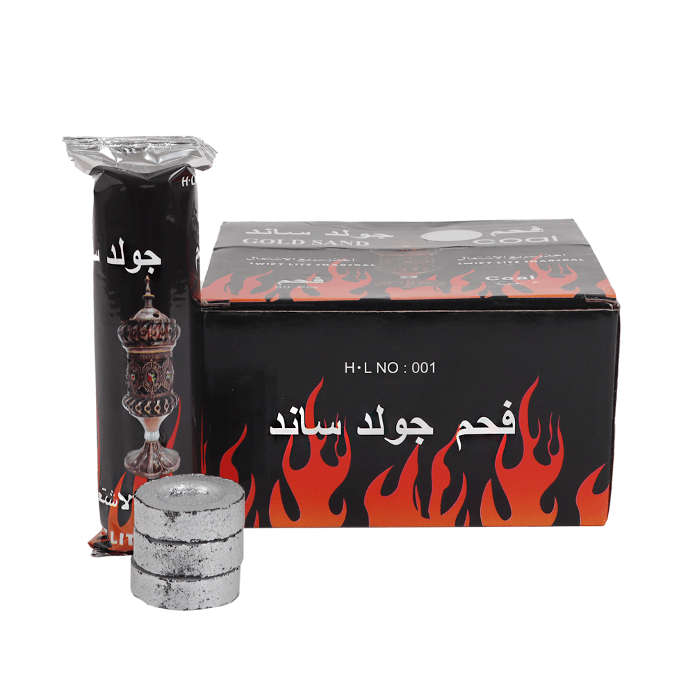 جولد ساند فحم سريع الاشتعال -80 قطعة