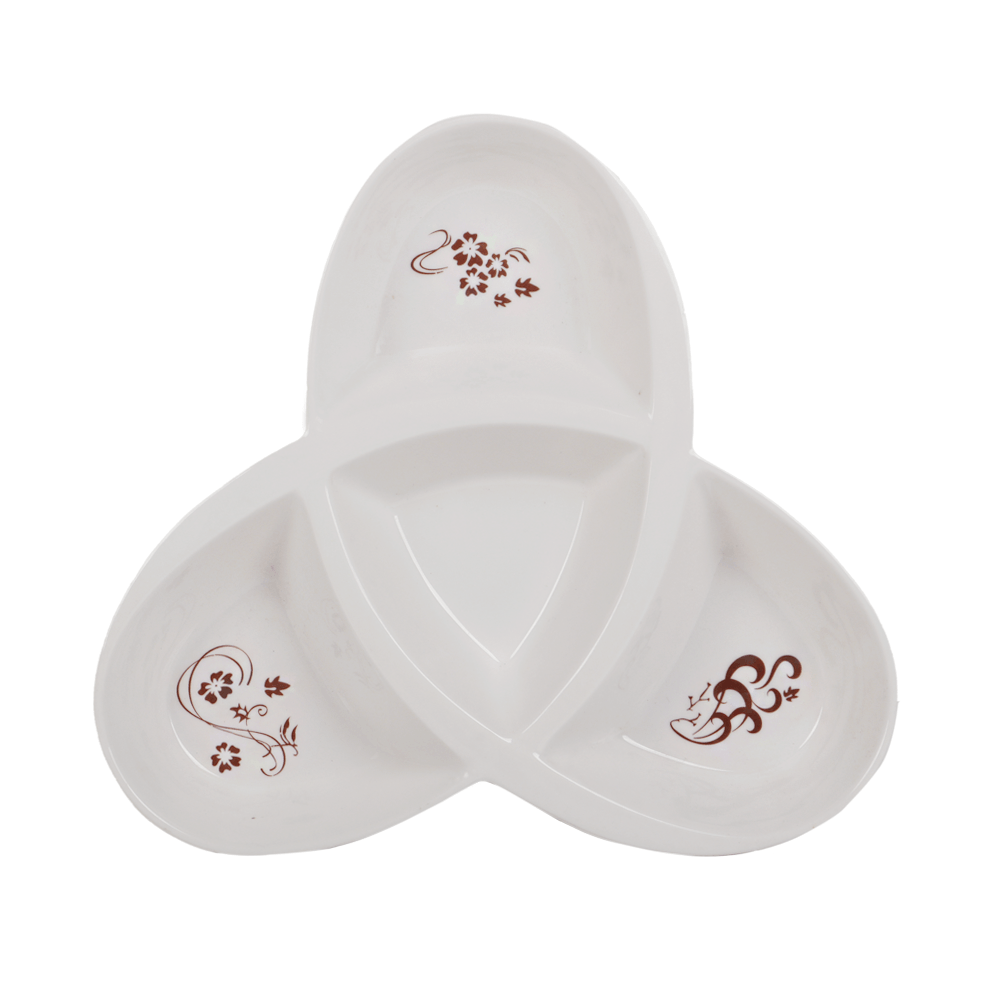 بريجيت طبق ميلامين مقسم ومتعدد الاغراض