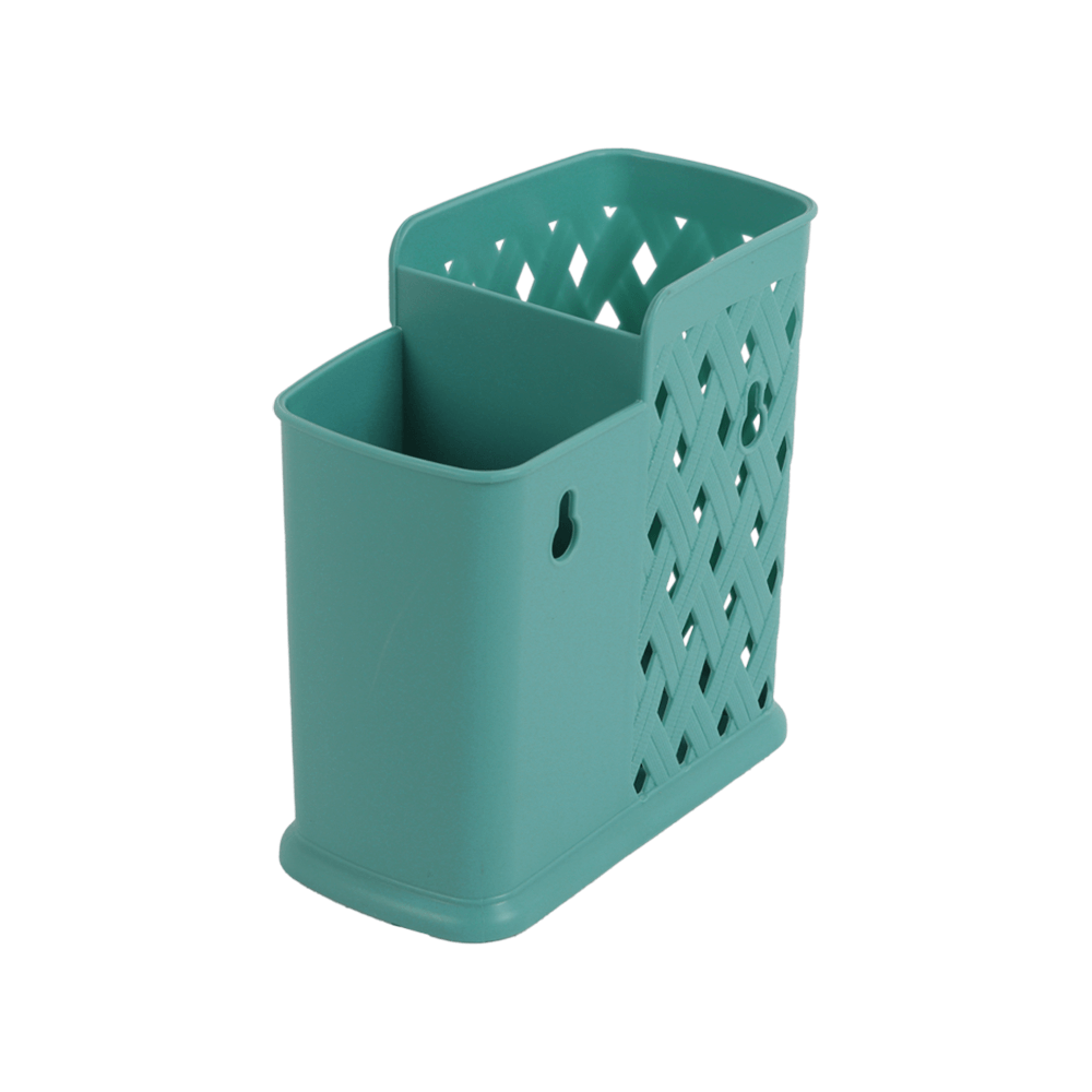 حامل ملاعق بلاستيك شبك -2 فتحة