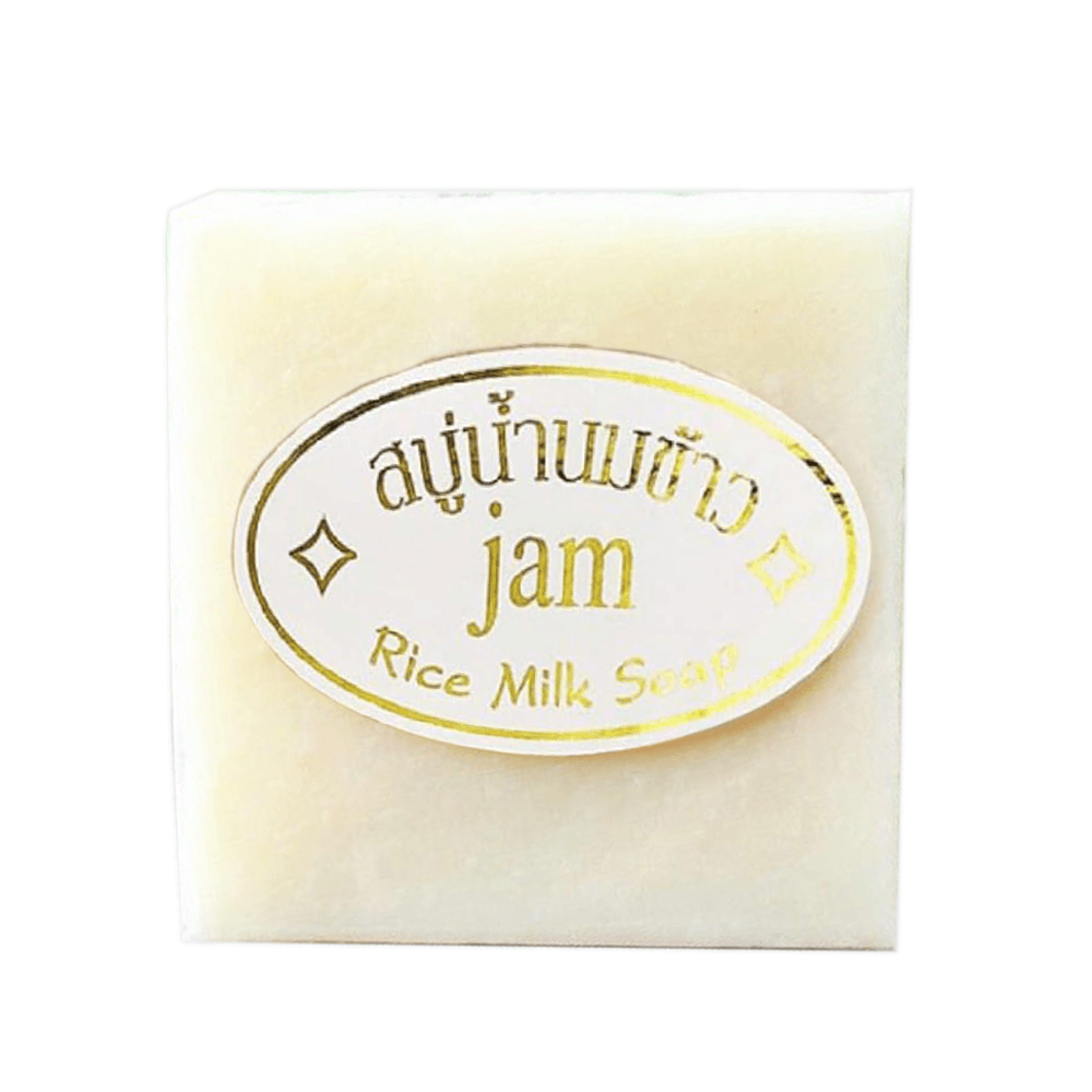 صابون الأرز بالحليب التايلاندي العشبي الطبيعي لتفتيح البشرة ومكافحة حب الشباب