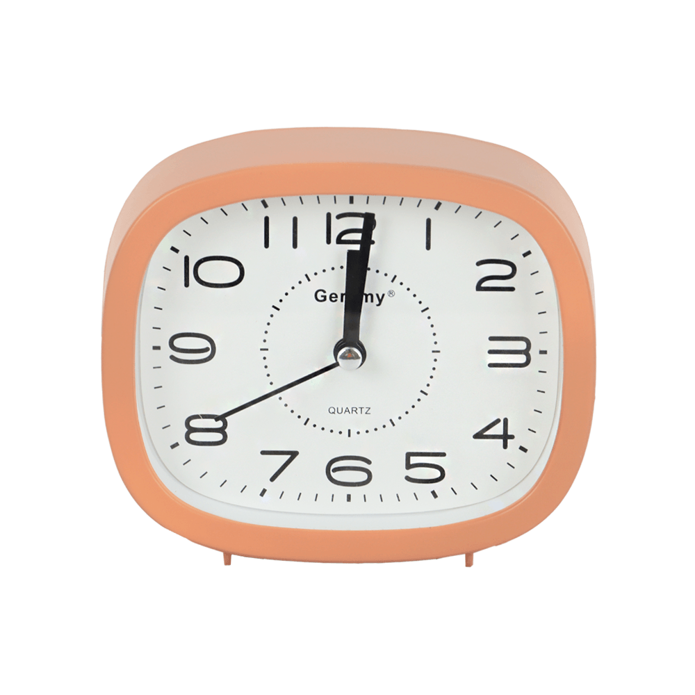 جيرمي ساعة منبه بشكل مربع وبحواف منحنية