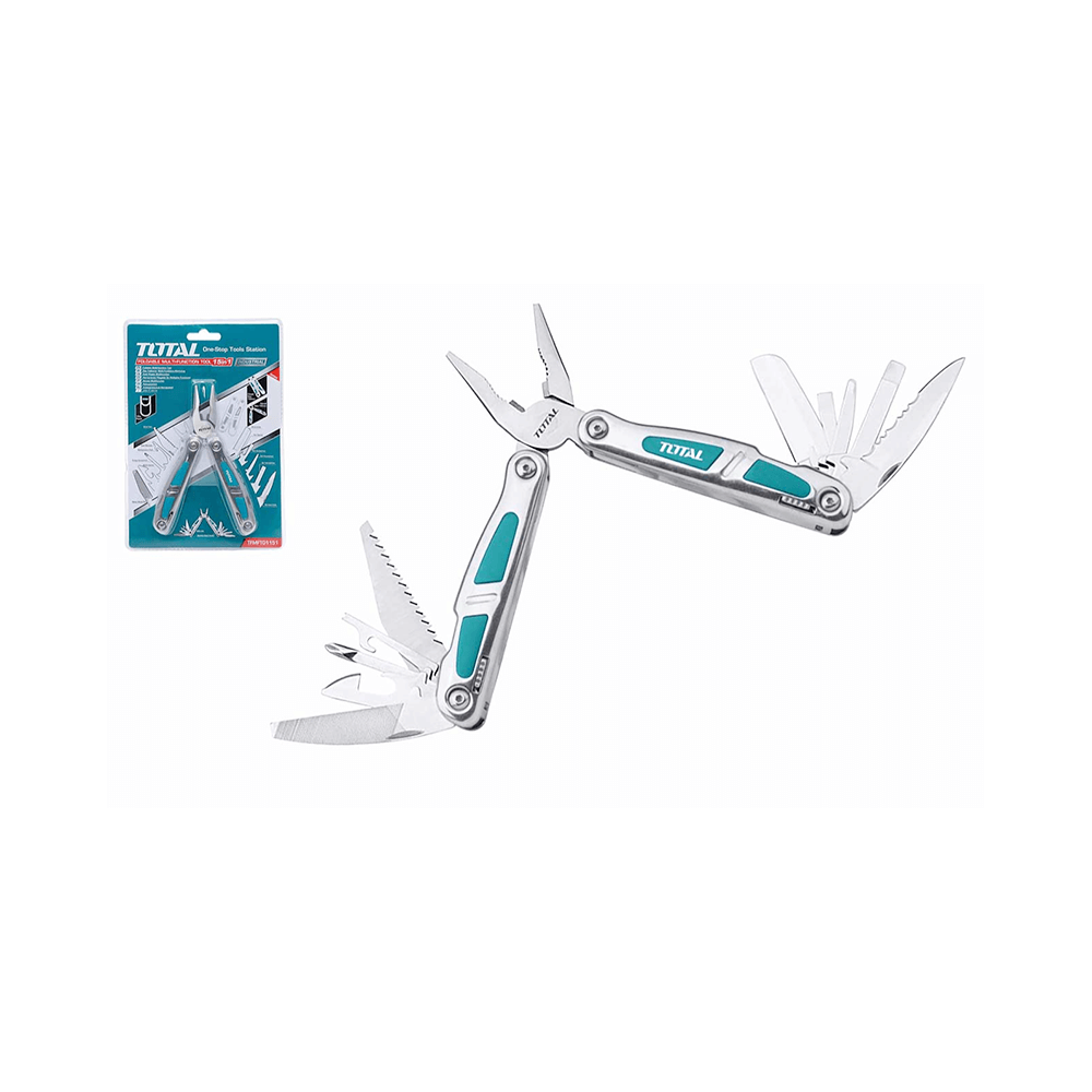 توتال أداة متعددة الوظائف قابلة للطي -بـ 15 وظيفة مختلفة
