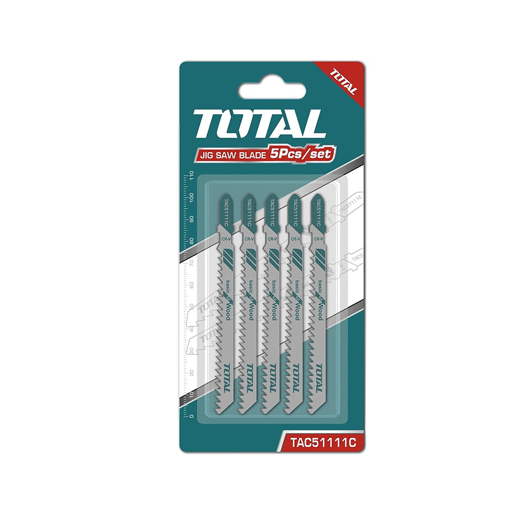 توتال مجموعة شفرات مشرط للخشب بحجم 74 ملم -5 قطع