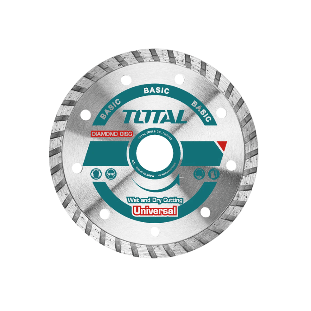 توتال قرص ماس الدوار بعرض شفرة 7.5 مم و حجم 115 مم