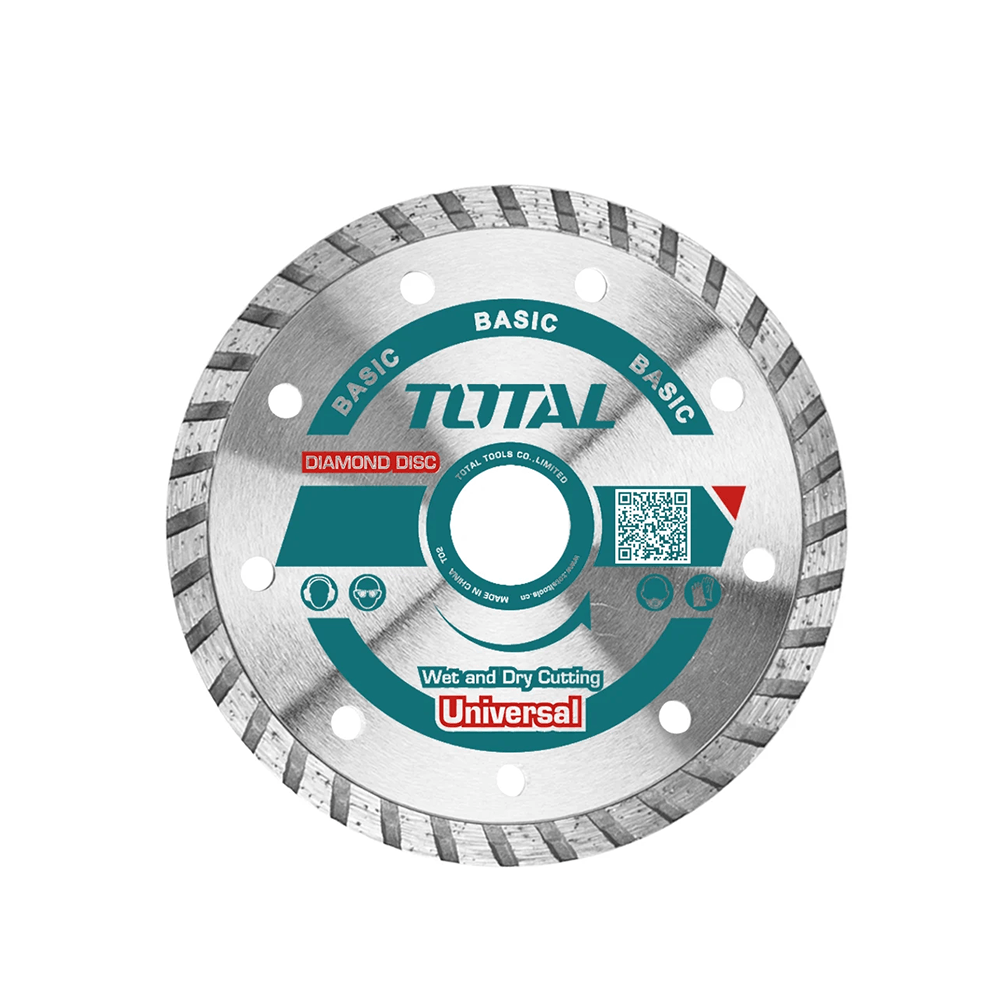 توتال قرص ماس دوار بعرض شفرة 7.5 مم وحجم 180 مم