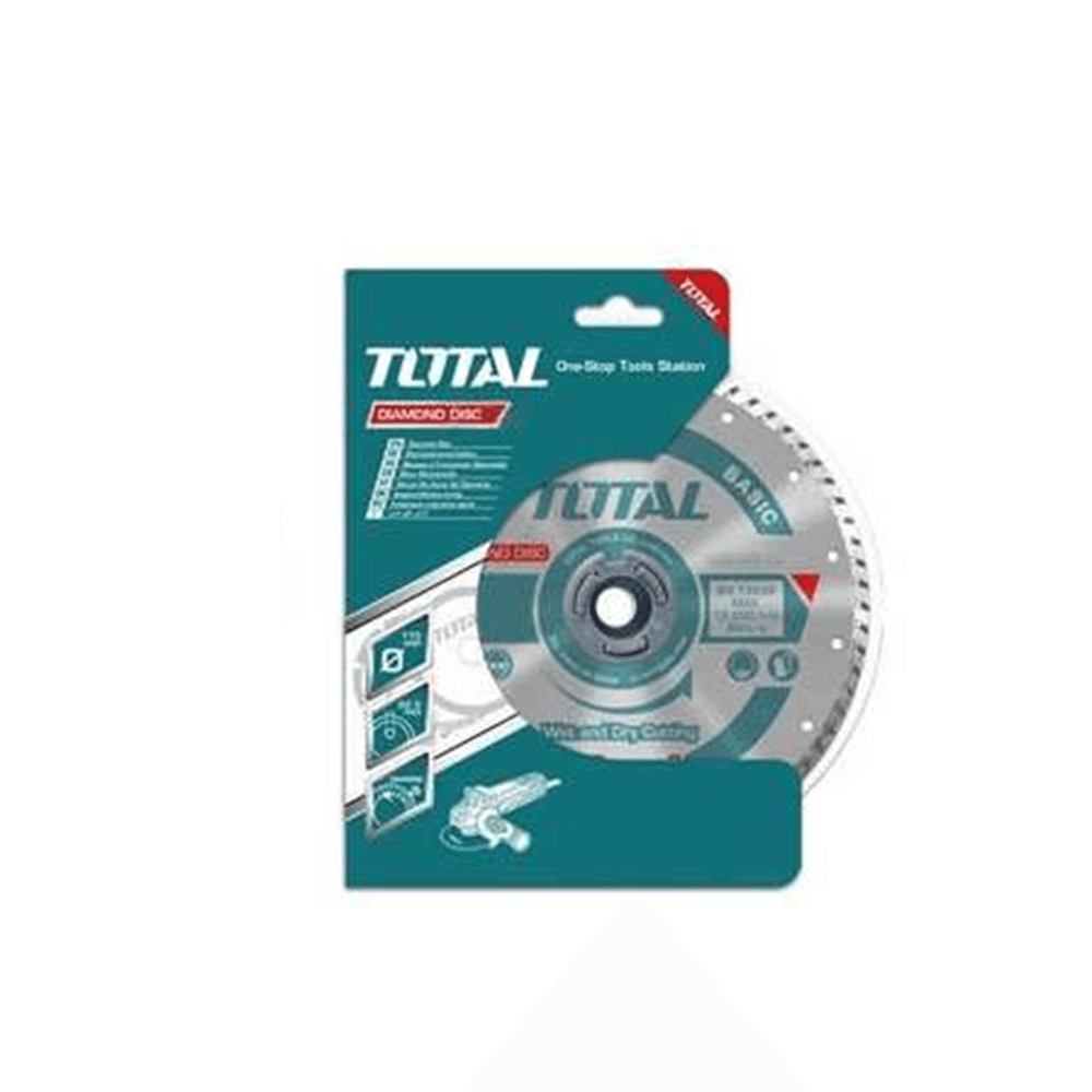 توتال قرص ماس دوار بعرض شفرة 7.5 مم وحجم 230 مم