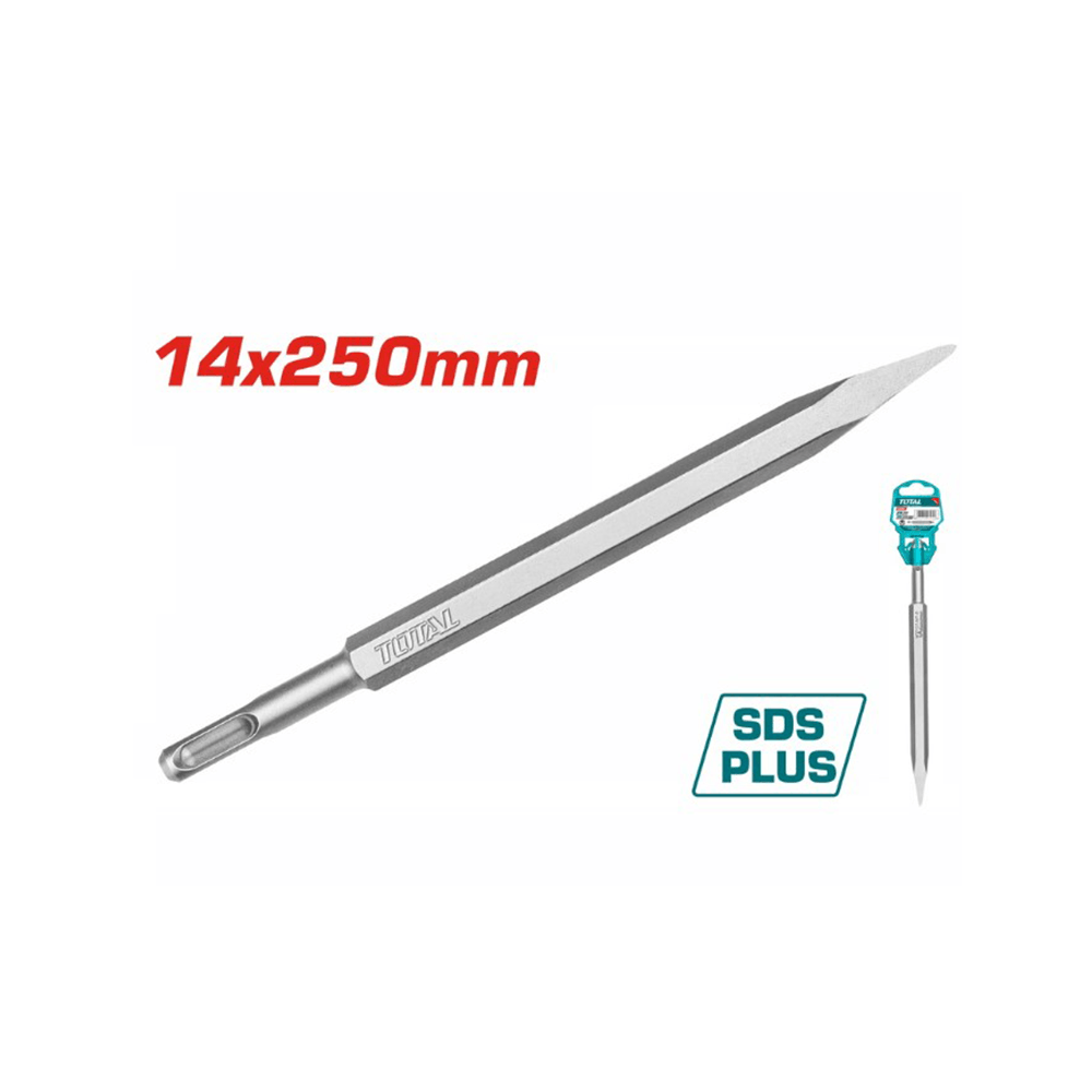 توتال مسند SDS بلس ممنقطي الشكل - بقياس 14 × 250