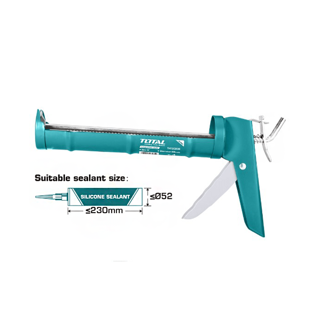 توتال تولز بندقية سيلكون بسمك 0.8 مم و قطر 9 إنش