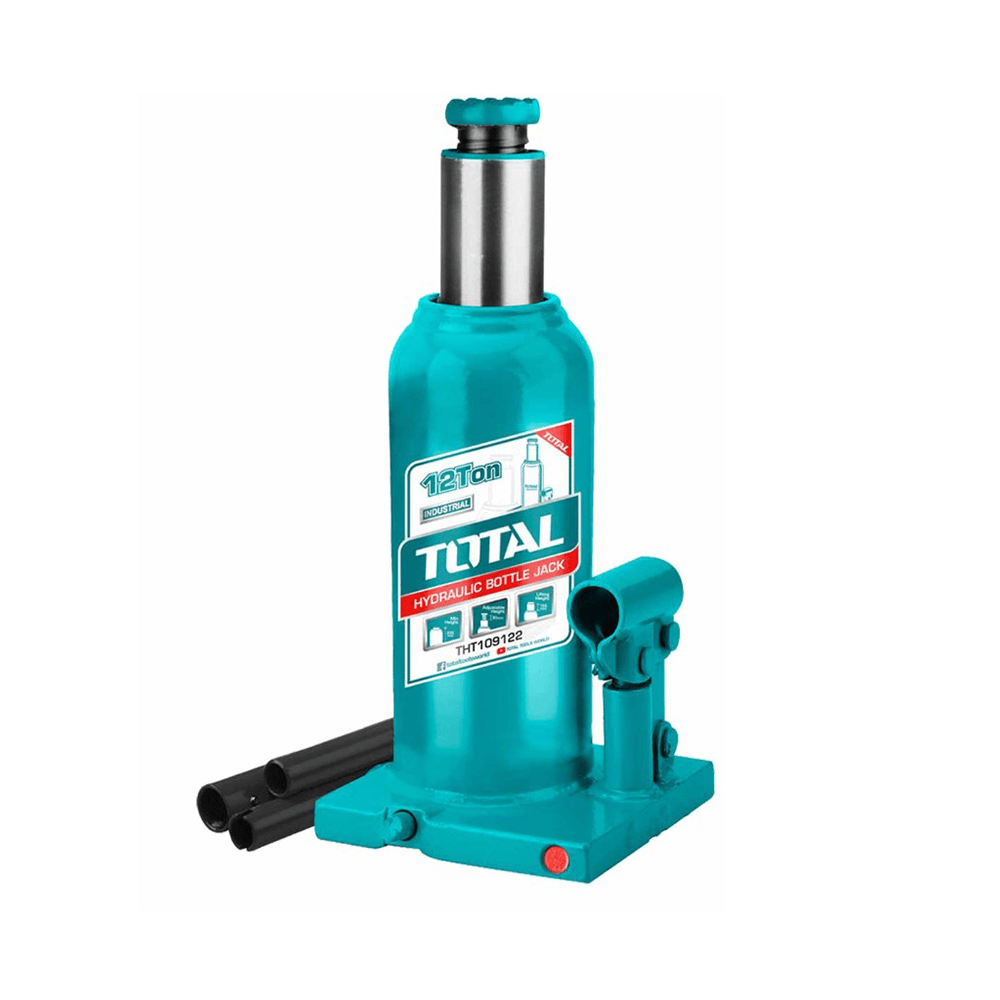 توتال تولز رافعة زجاجة هيدروليكية - بقدرة 12 طن