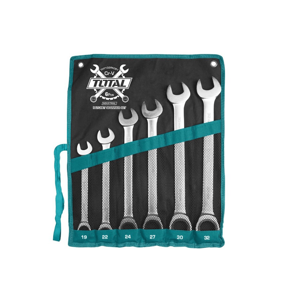 توتال تولز مجموعة مفاتيح ربط براتشيت - 6 قطع