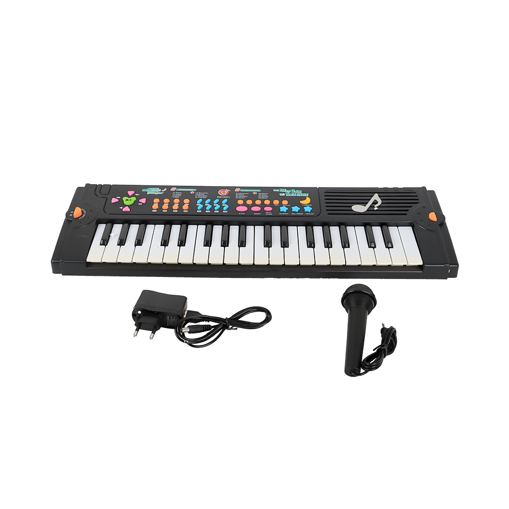 لعبة بيانو للأطفال مع مايكرفون - مقاس 16*49سم