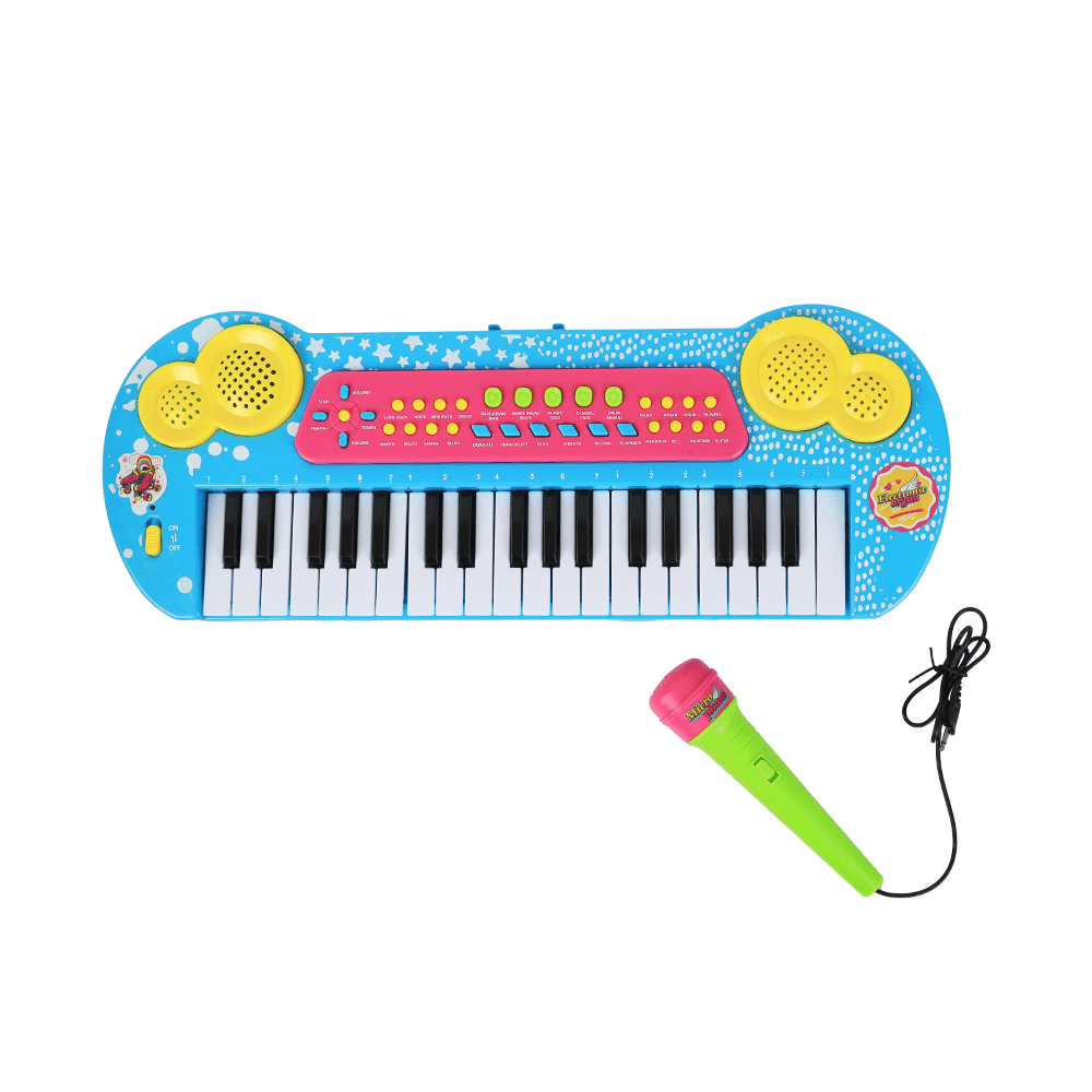 لعبة بيانو للأطفال بمايكرفون - مقاس 50*17سم