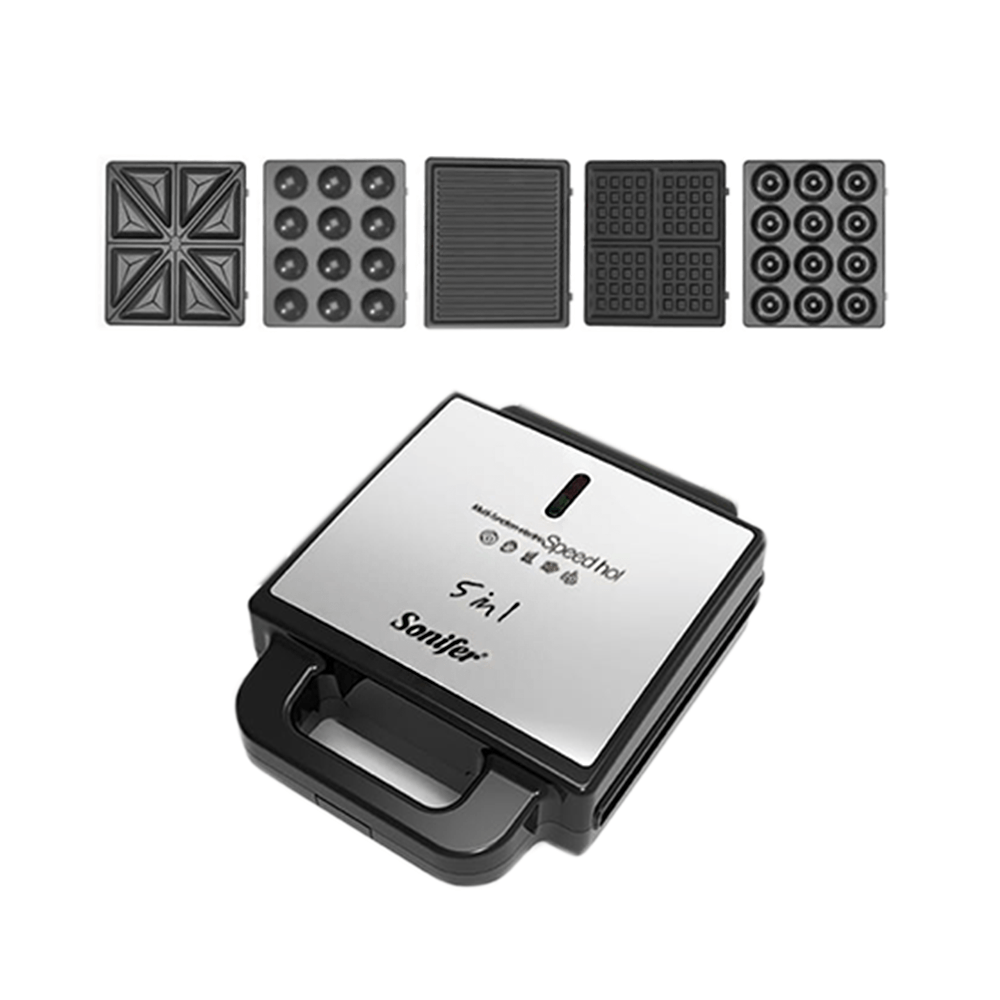 سونيفر صانعة سندويشات 5 في 1 متعددة الاستخدامات - 1400 واط