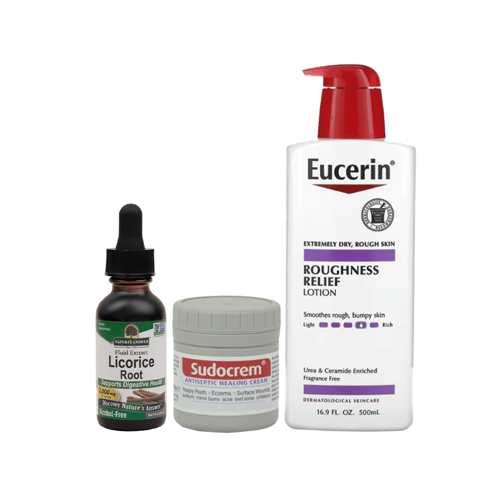 باكج ناتشر انسر بعرق السوس وسودو كريم ويوسرين لمعالجة وتطهير وتبيض البشرة