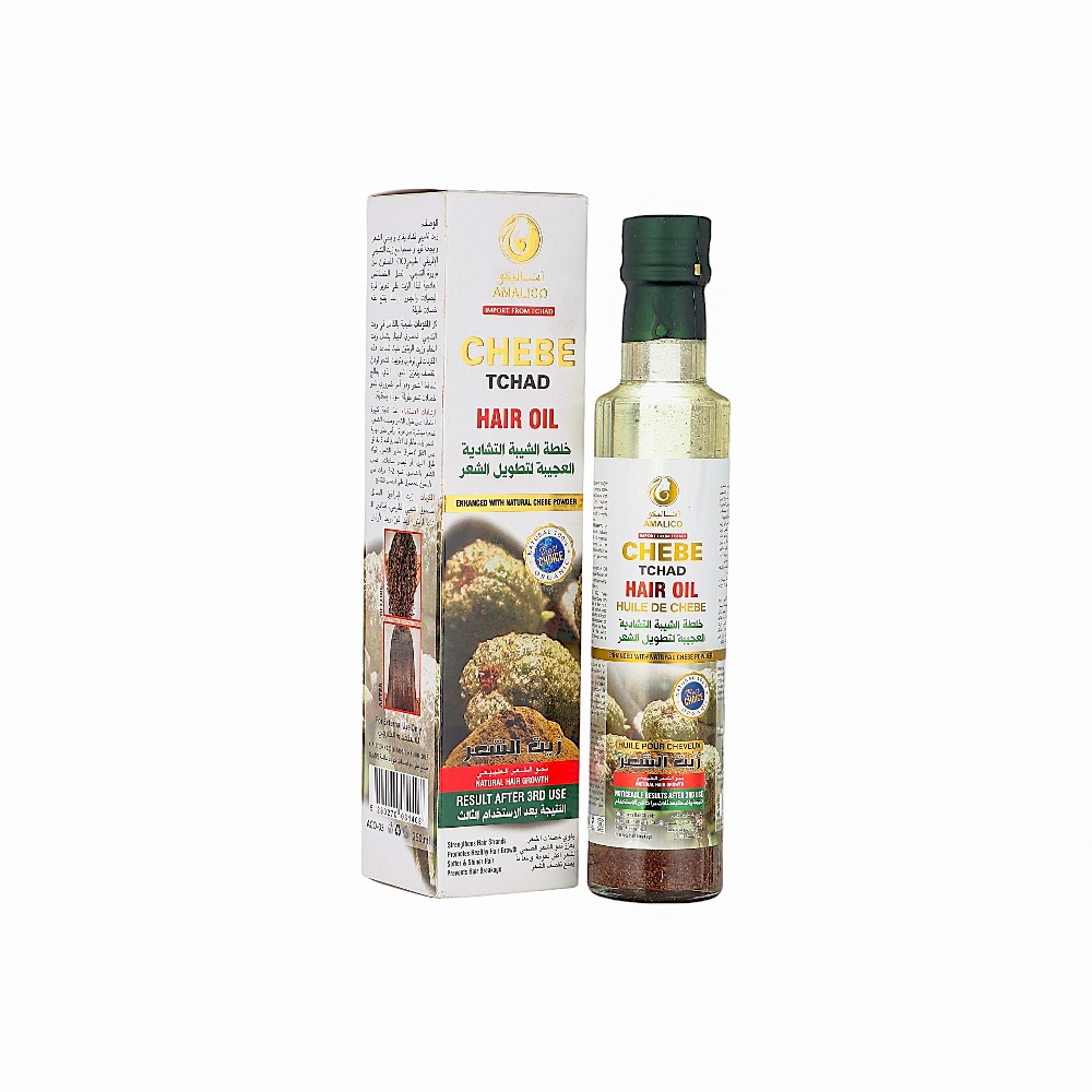 أماليكو زيت خلطة الشيبة التشادية العجيبة لتطويل الشعر -  250 مل 