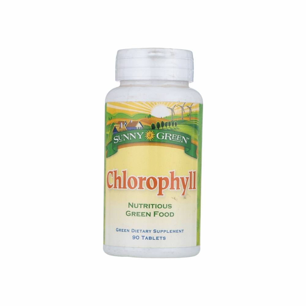 ساني جرين كلوروفيل مكمل غذائي نباتي يحتوي على مادة الكلورفيل - 90 قرص