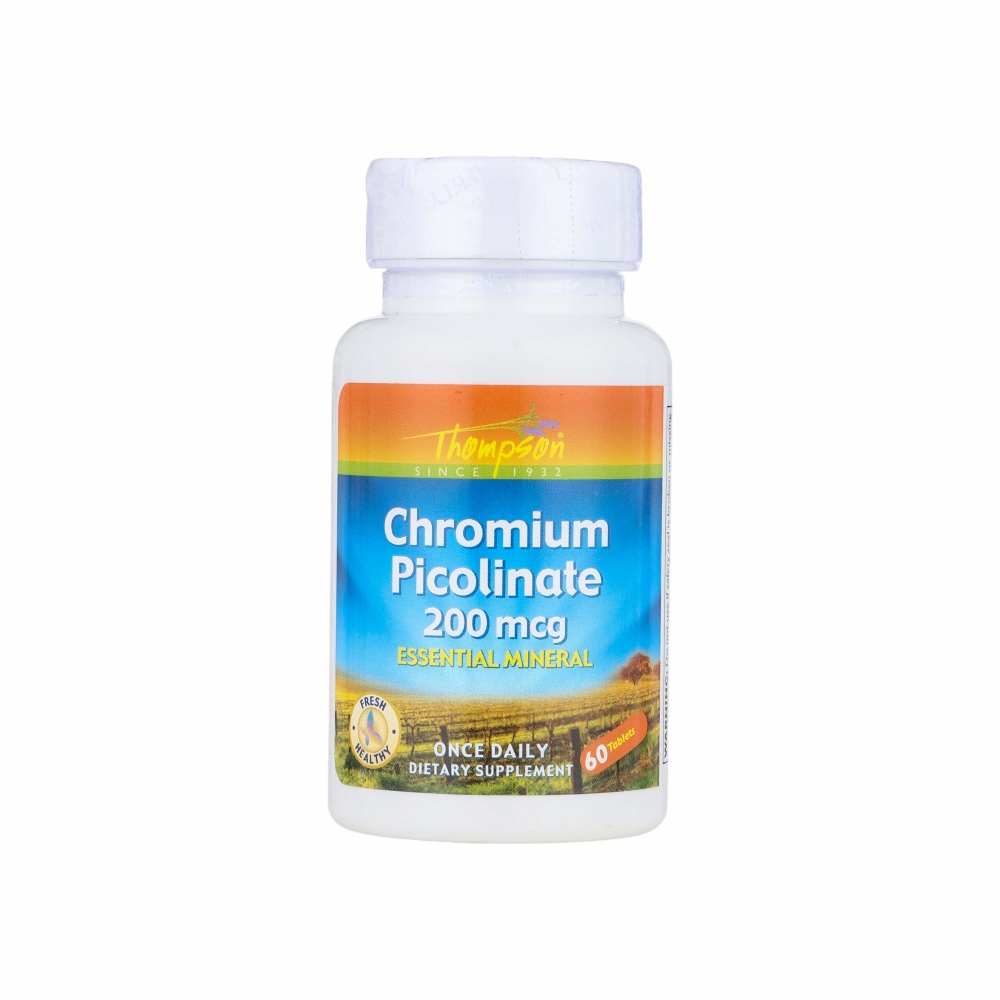 ثومبيسون  معدن أساسي كروميوم بيكلونات بقوة 200 مايكروجرام - 60 قرص 