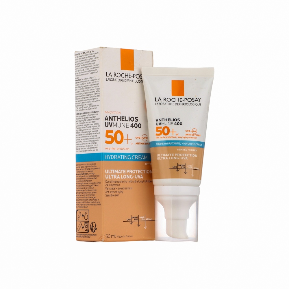 لاروش بوزيه أنثيليوس يو في مون 400 كريم مرطب للحماية فائقة بمعامل حماية 50+ - 50 مل